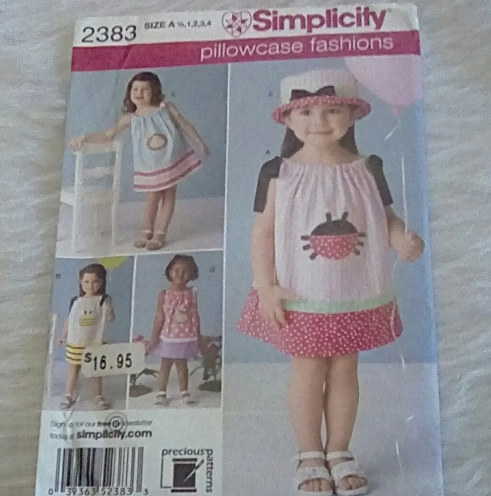 Simplicity Pillowcase Fashion toddler dress
